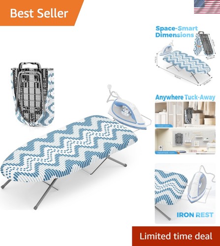Small ironing board with iron - board,