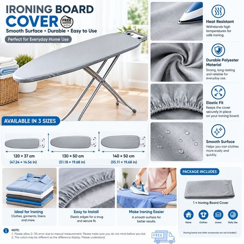 Ironing board cover - board, and